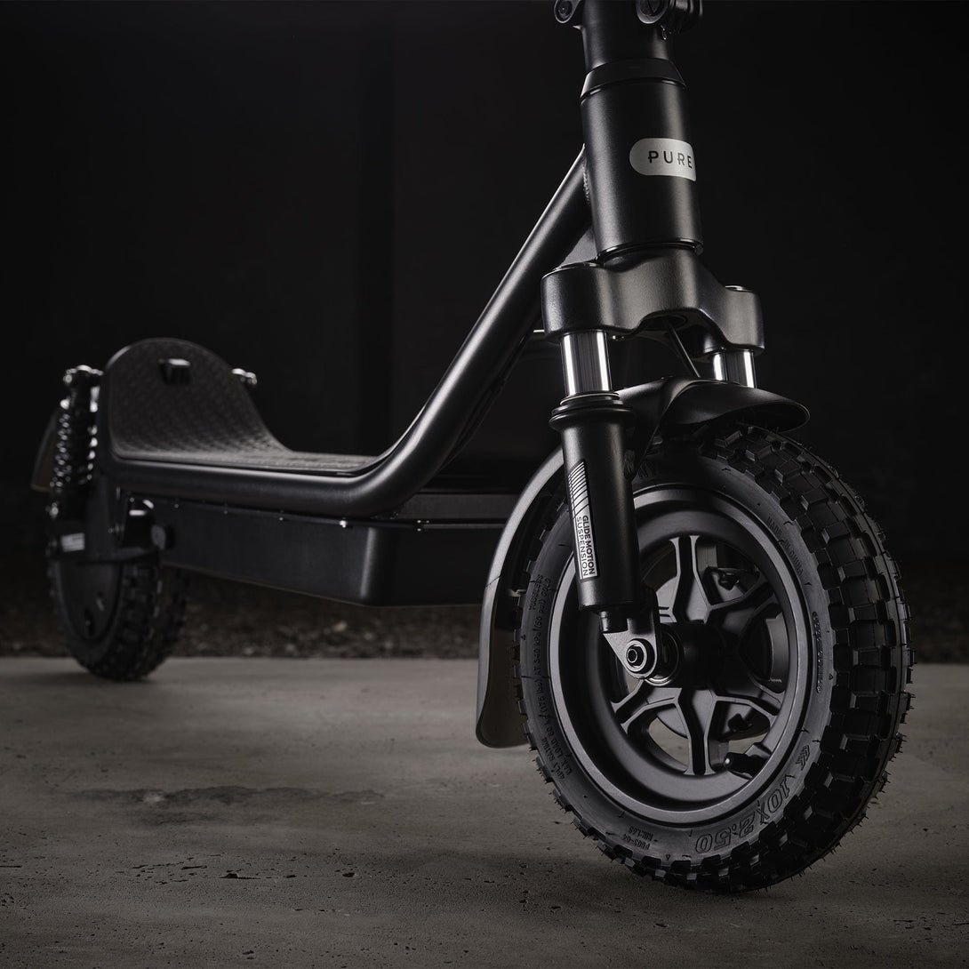 Pure Electric Scooter Black Air⁵ Pro+ Suspension